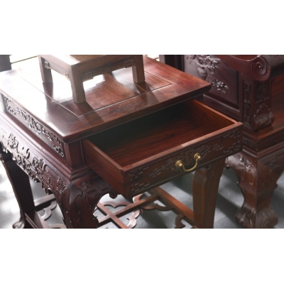 A0402凤凰如意沙发 巴里黄檀