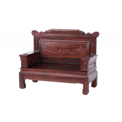 A0621 诗情画意沙发223 柬埔寨酸枝