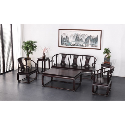 A1315-皇宫椅沙发-染料紫檀