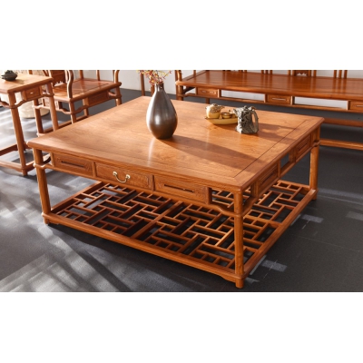 A1703 圈椅沙发10件套 缅花