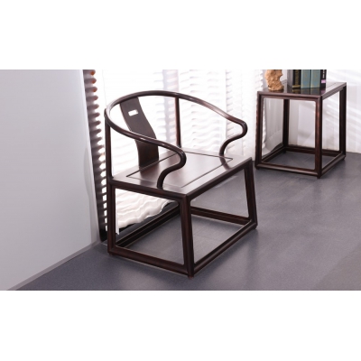 A2115 新圈椅沙发 染料紫檀