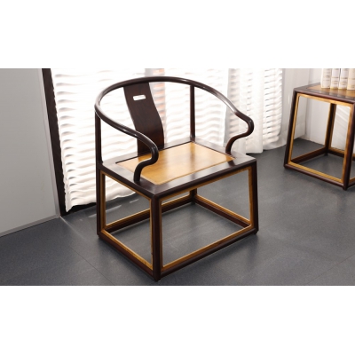 A2121+14 新圈椅沙发 柬酸+金丝楠