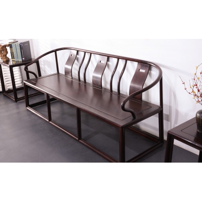 A2115 新圈椅沙发 染料紫檀