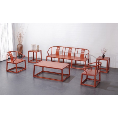 A2103 新圈椅沙发 缅花