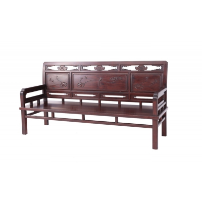 A2215 荷花沙发 染料紫檀