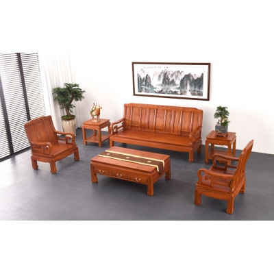 A3003 素面小如意沙发 缅花