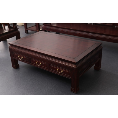 A3015 素面小如意沙发 染料紫檀