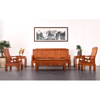 A3003 素面小如意沙发 缅花