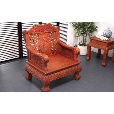 A2503 竹节沙发 缅甸花梨 10件