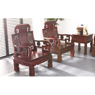 A3902 中如意沙发 巴里黄檀