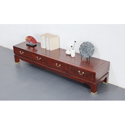 B0421 新中式四抽电视柜 柬埔寨酸枝