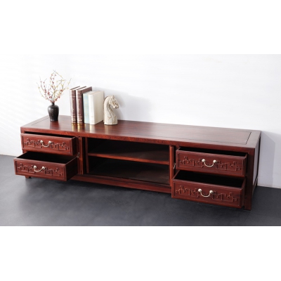 B0702 万字纹电视柜 花枝