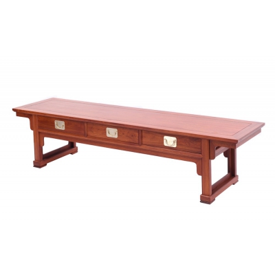 B1003 三抽电视柜 缅甸花梨