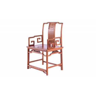 K0203-苏式南官帽椅带几-缅花
