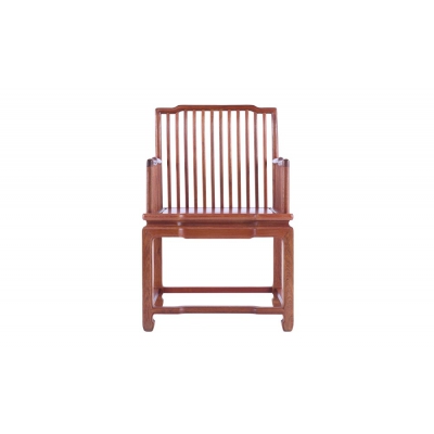 K3103-梳背椅带几-缅花