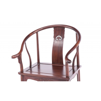 K2902-圈椅带几-巴里黄檀