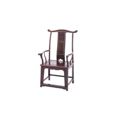 K3015-四出头官帽椅-染料紫檀