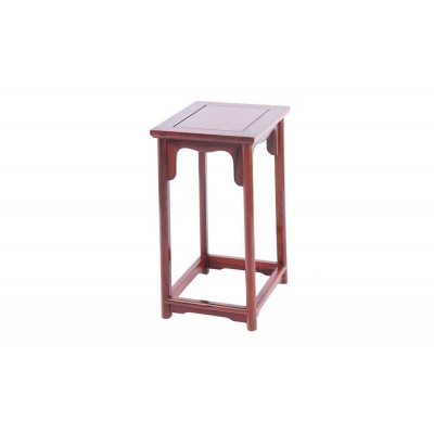 K3202-四出头官帽椅带几-巴里黄檀