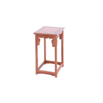 K3303-雕花椅带几-缅甸花梨