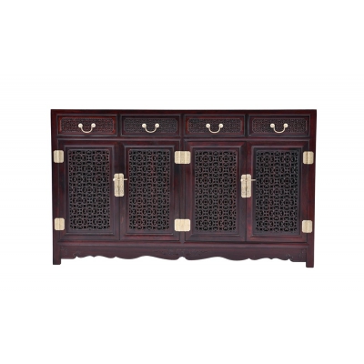 G1015 四抽四门餐边柜 染料紫檀