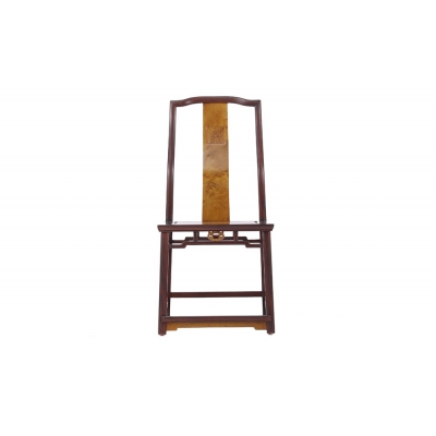 E2321+14 马蹄足餐桌带椅 柬酸+金丝楠