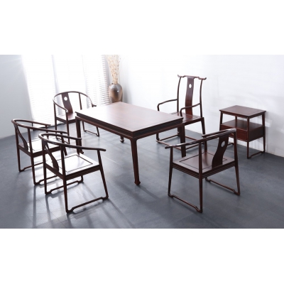 H6602 新明式茶台 巴里黄檀