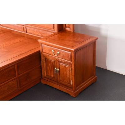 L0203 1.8M万事如意大床 缅甸花梨