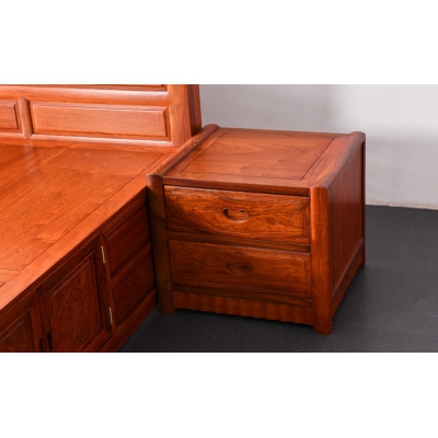 L0403 团圆大床 缅甸花梨