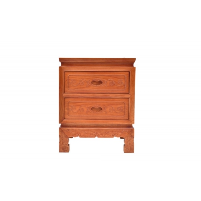 L1603 福禄寿大床  缅甸花梨