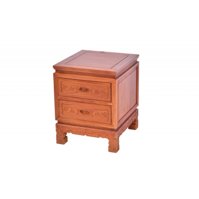 L1603 福禄寿大床  缅甸花梨