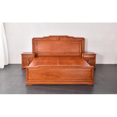 L0203 1.8M万事如意大床 缅甸花梨