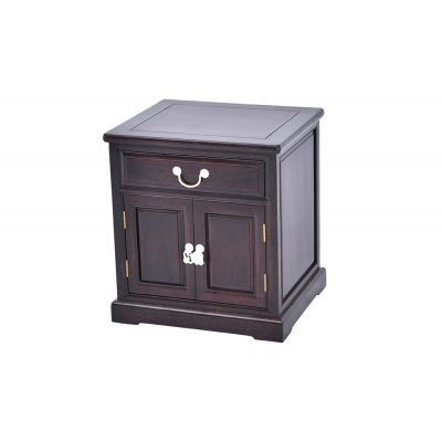 L0315 1.5M万事如意大床 染料紫檀