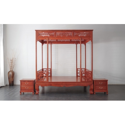 L5403 架子床 缅花