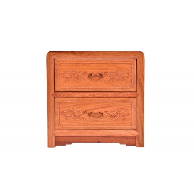 L3403 1.8M牡丹大床 缅甸花梨