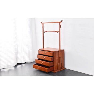 R0203 四屉衣架 缅甸花梨