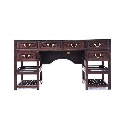 I0715 八宝写字台 染料紫檀
