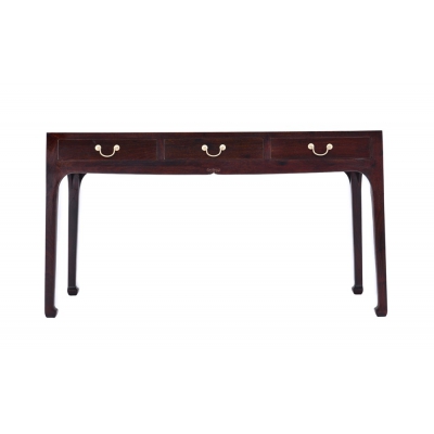 I2715 三抽写字台 染料紫檀