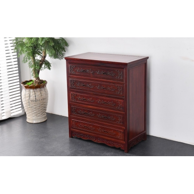Q1502 五斗柜 巴里黄檀
