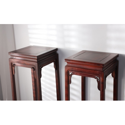 H2002 高足花几 花枝