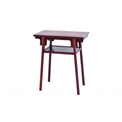 F2302 带屉板平头案 巴里黄檀