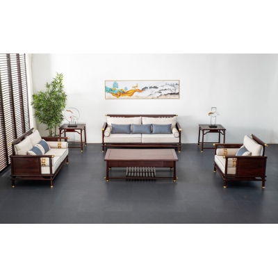 A2421 传承沙发  柬埔寨酸枝