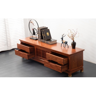 LB0604 翻门电视柜  刺猬紫檀