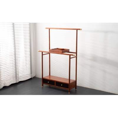 LR0304 二斗挂衣架  刺猬紫檀