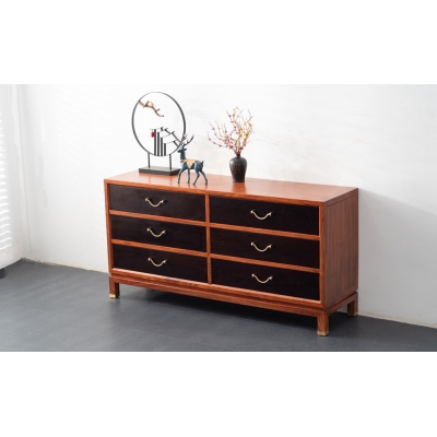 LQ0704 六斗柜 刺猬紫檀