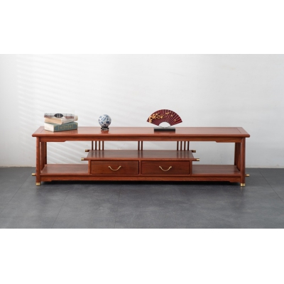 B0803 新中式电视柜 大果紫檀