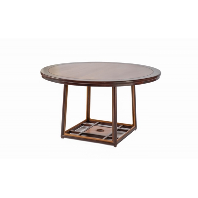 E0821+14 新明式餐桌带椅 柬埔寨酸枝+金丝楠