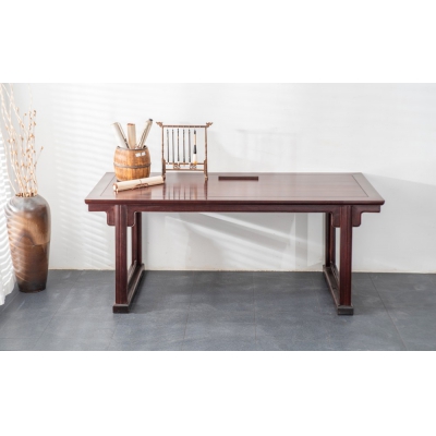 C0215 带托尼画案 染料紫檀