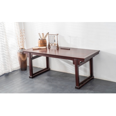 C0215 带托尼画案 染料紫檀