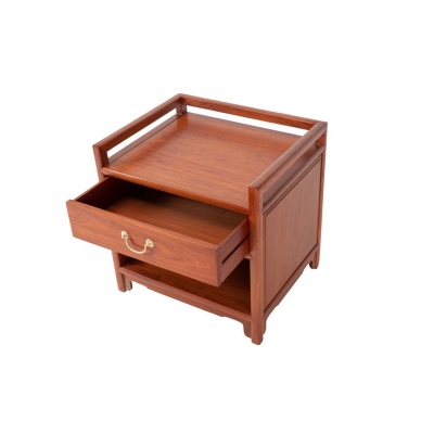 L0903 明式架子床 大果紫檀