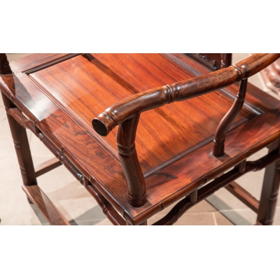 MI0301 竹节写字台 交趾黄檀